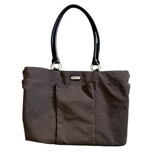 Baggallini A La Cart Weekender Large Brown Red Travel Organizer Luggage Slipover